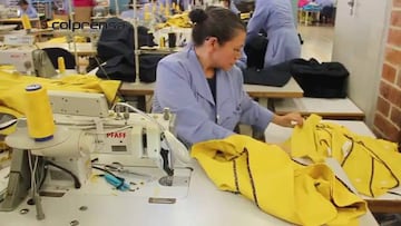 Así se elaboran los uniformes de la delegación colombiana