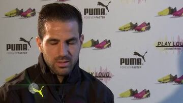 Cesc Fabregas, "I forgot how to play football"
