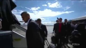 Así fue la vuelta a Alemania de Vidal y el Bayern tras derrota