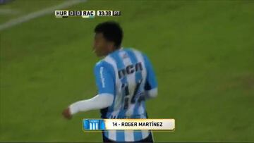 Otra vez Roger, gol para la victoria de Racing
