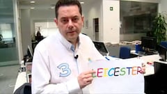 Leicester: Roncero has a go at pronouncing champions' name