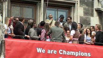 Vidal celebra con el Bayern: esta fue la graciosa burla de Ribery