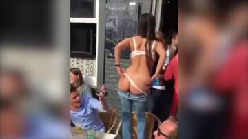 La pelea entre hinchas del Sevilla-Liverpool y los videos más vistos