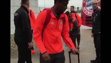 Así fue el viaje del Bayern y Vidal antes de jugar la final