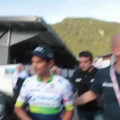 Así felicitó el público a Esteban Chaves luego de su victoria