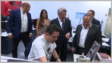 Cerezo se quedó alucinado con el santuario de Roncero