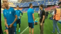 Raúl's Champions League final ritual as Real and Atleti train