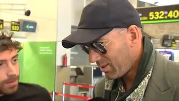 La mueca de Zidane cuando le preguntan por su renovación