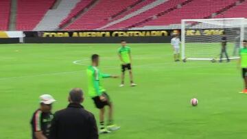 El Tri ya entrenó en Phoenix para su debut en Copa América