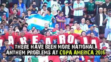 Chile national anthem interrupted by Pitbull song