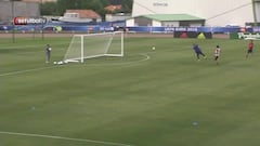 Morata lobs Casillas during Spain's Euro 2016 preparations