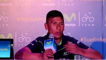 Nairo Quintana: “No me molesta ser favorito en el Tour”