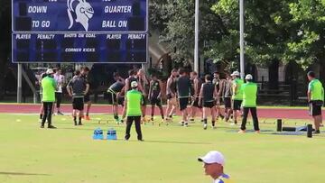 México ya entrena en Houston pensando en Venezuela