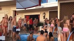Neymar lives it up in Las Vegas: Pool, girls, champagne