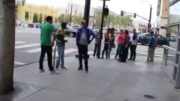 ¿Cuántos aficionados de México y Chile hay en San José?