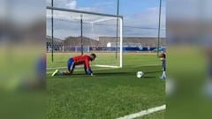 Sergio Ramos celebrates Spain's Euro 2016 progress with his son