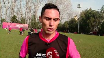 Pineda y su práctica con Nike: "Recordé cuando era chico"