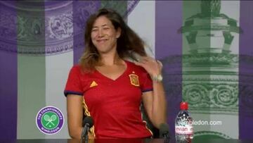 Watch Muguruza's wonderful reaction to Euro 2016 question