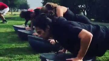 Valdivia y el 'Matador' Salas: así es su duro entrenamiento