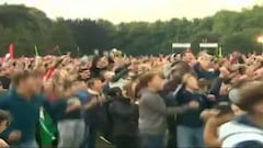 Cardiff bathed in beer as Wales fans rejoice