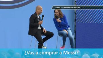 ¿Qué le contestó Pep al hincha que pidió la compra de Messi?
