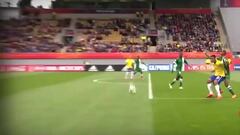 Gabriel Jesús, the Madrid and Barça target, shows his skills