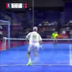 ¡Espectacular punto en partido del World Pádel Tour!
