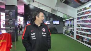 Los bicampeones visitaron el Museo de la Selección Chilena