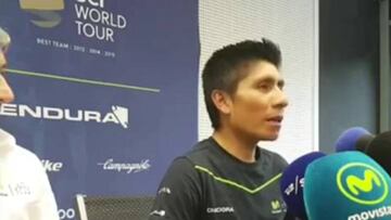 Nairo: "No podemos gastar fuerzas, los rivales aprovechan"