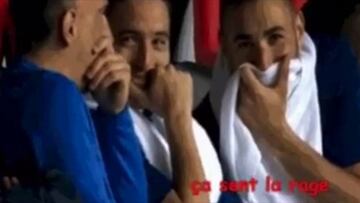 Las reacciones más graciosas de Benzema tras la derrota