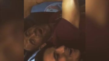 Los jugadores portugueses se acuerdan de Francia en el bus