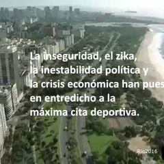 Los Dioses Olímpicos se resisten a que los JJOO sean en Río