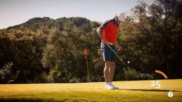Bale en modo malabarista al golf: ¡Menudo artista!