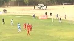 Imitan a Messi y Suárez en el penalti indirecto... ¡qué horror!