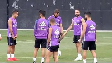 Real Madrid complete their first session in the USA