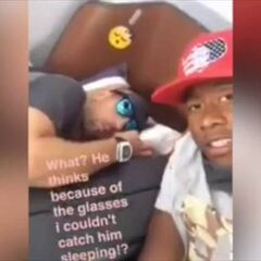 Alaba se mofa de Ribery por dormirse en el bus