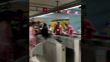 Metro de R¨ªo colapsa en el primer d¨ªa de competencia