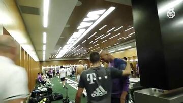 ¿A qué crack le dedicaron Zidane y Benzema su camiseta?