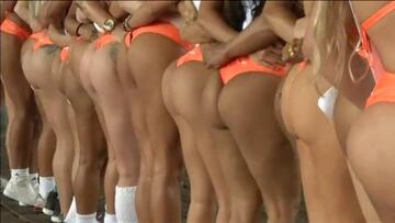 Divertida carrera de los mejores traseros brasileños