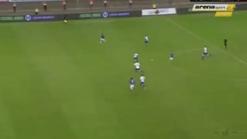 Los dos goles con que Junior Fernandes brill車 en Croacia