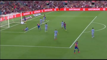 Una barbaridad para la historia: Messi crea la chilena-asistencia