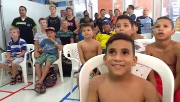 Así celebraron los niños de la Escuela Jossimar Calvo