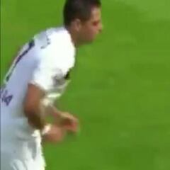 El fulminante penalti con el que Chicharito sometió a la Real