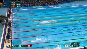 Las lágrimas de oro de Phelps al lograr su medalla 28