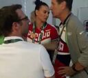 Así fue la sorpresiva visita de Isinbayeva a la Villa Olímpica