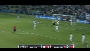 Los goles de Palestino para eliminar a Libertad de la Copa