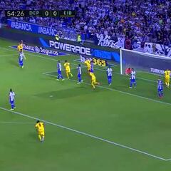 Todos los goles del Deportivo-Eibar de la Jornada 1