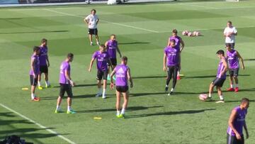 ¡Miren eso! Vaya rondo aéreo de Ramos, Morata y Asensio
