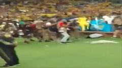 Furious Neymar goes berserk with fans on Brazil's victory lap
