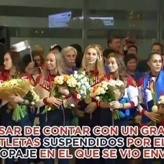 Rusia recibió con honores a sus deportista de Río 2016